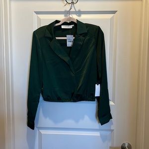 Astr Green Dress Shirt